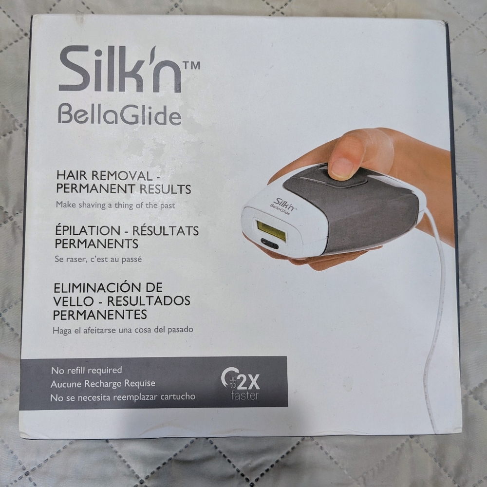 NWT silk'n bellaglide hpl hair removal device